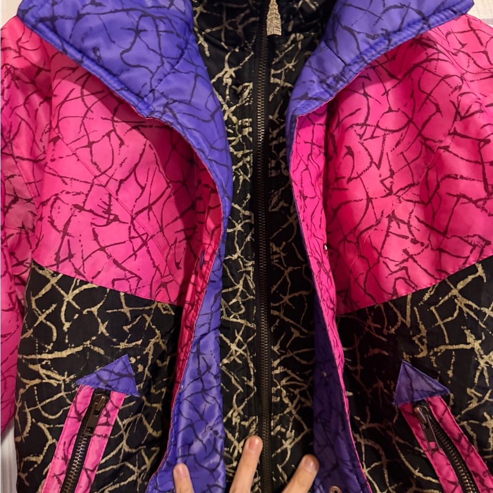 Vintage 1990’s London Fog Youth Colorblock Puffer Jacket - Picture 2 of 11